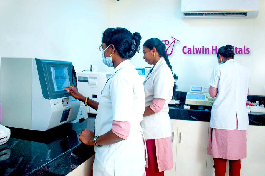 Lab Testing Calwin Hospitals