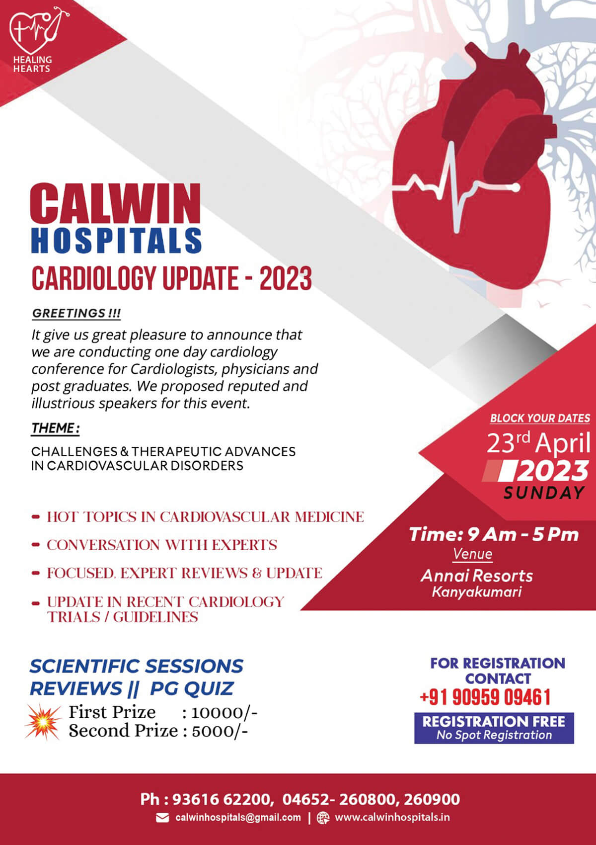 Calwin Hopitals Cardiology Update 2023