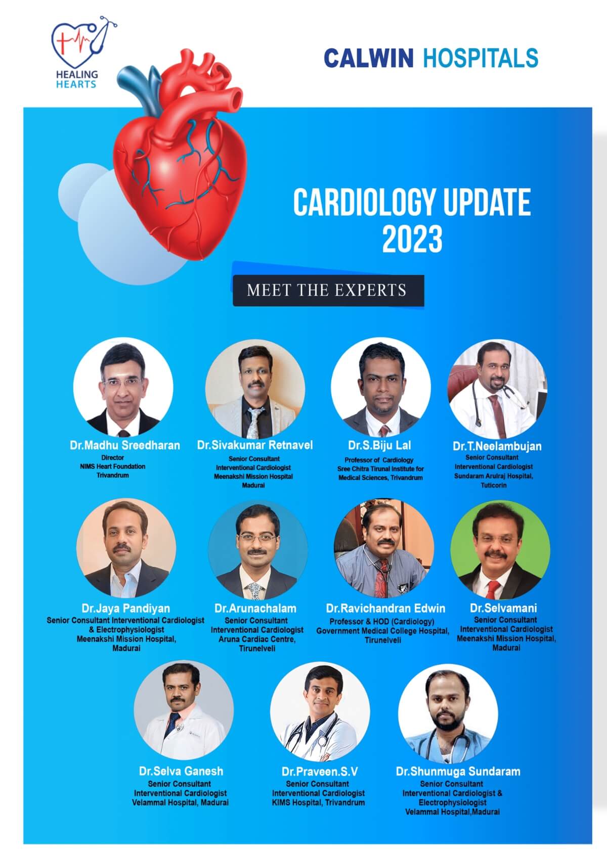 Calwin Hopitals Cardiology Update 2023 Experts Team