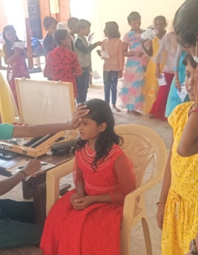 Eye Camp in Little Flower Primary School