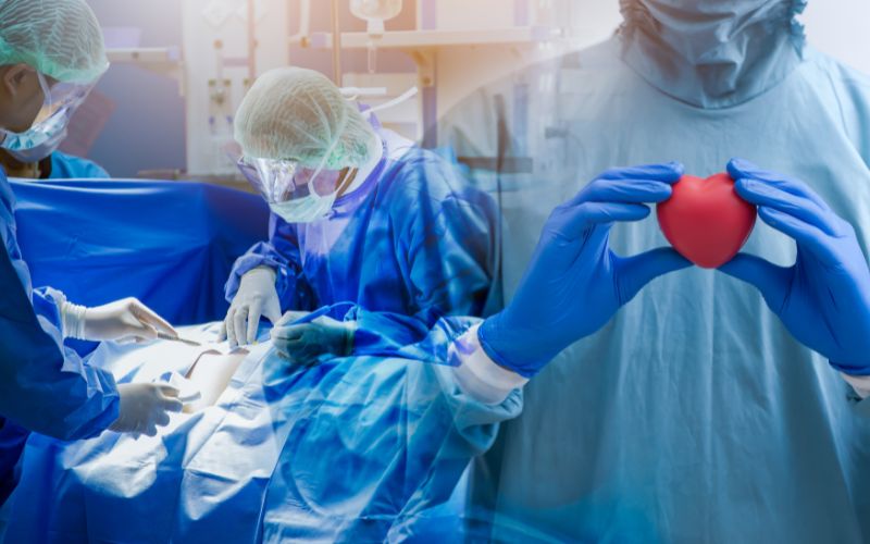 heart transplant surgery procedure