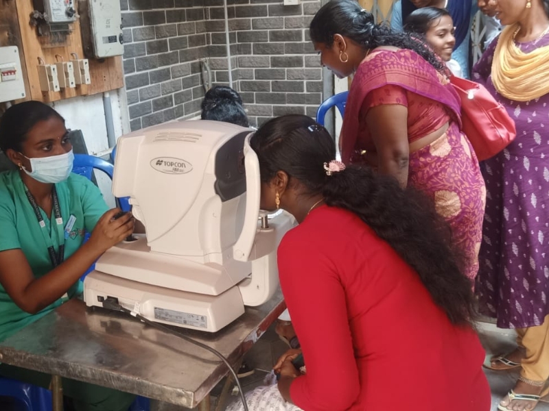 Calwin Hospitals Free Eye Check-up Camp at IOB Bank, Kottar, Nagercoil