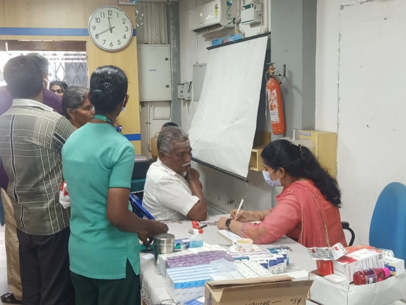 Calwin Hospitals Free Eye Check-up Camp at IOB Bank, Kottar