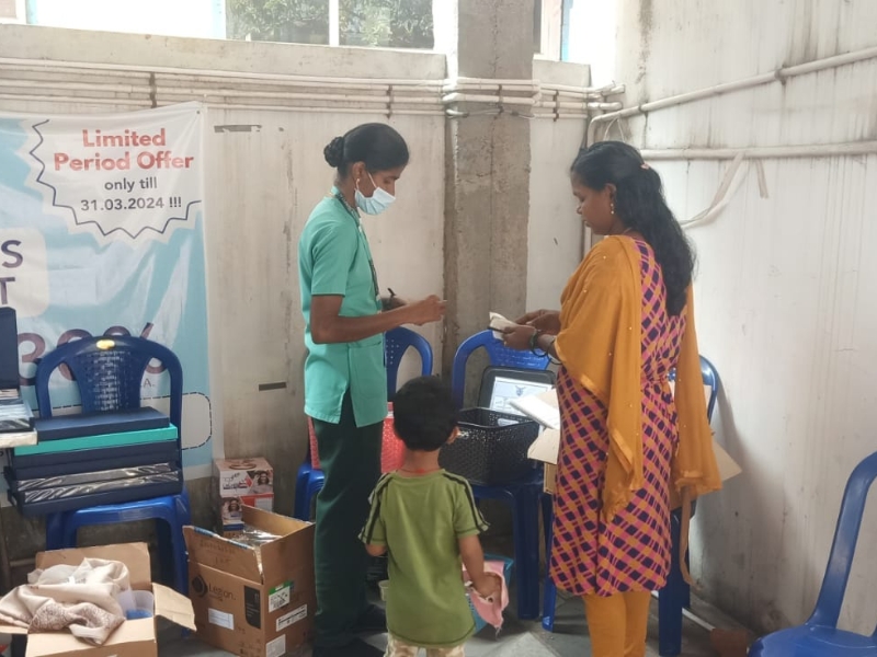 Calwin Hospitals Free Eye Check-up Camp at IOB Bank